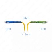 Патч-корд оптический SC/UPC-SC/APC SM, 3 м (SNR-PC-SC/UPC-SC/APC-3m)