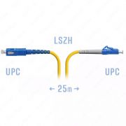 Патч-корд оптический LC/UPC-SC/UPC SM, 25 м (SNR-PC-LC/UPC-SC/UPC-25M)