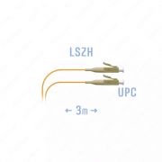 Шнур монтажный оптический LC/UPC-LC/UPC MM, 3 метра