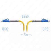 Патчкорд оптический LC/UPC SM, 3 м (SNR-PC-LC/UPC-3m)