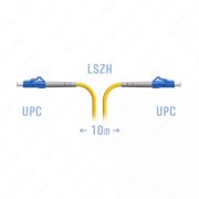 Патчкорд оптический LC/UPC SM, 10 м (SNR-PC-LC/UPC-10m)