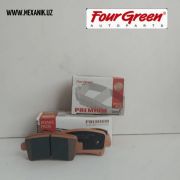 КОЛОДКИ ТОРМОЗНЫЕ ЗАДНИЕ «КЕРАМИЧЕСКИЕ КОЛОДКИ» МАЛИБУ FOUR GREEN (Ю.КОРЕЯ)