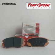 КОЛОДКИ ТОРМОЗНЫЕ ПЕРЕДНИЕ «КЕРАМИЧЕСКИЕ КОЛОДКИ» МАЛИБУ FOUR GREEN (Ю.КОРЕЯ)