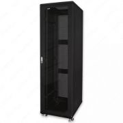 Шкаф напольный 42U 600х600х2000 мм, стеклянная дверь (арт. 20-426060-24-100-K)