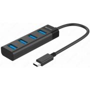 Адаптер-хаб USB 3,0 (Type C support) SMART Hub 4 port (Fast charge support)