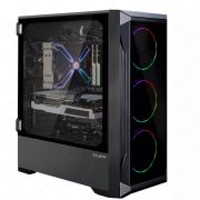 Корпус компьютерный Zalman Z8 TG, закаленное стекло, RGB