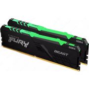 Модуль памяти Kingston FURY Beast RGB KF436C18BBAK2/64 DDR4 2х32 GB 3600 MHz