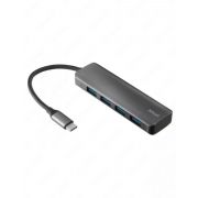 Комп аксессуары Trust Halyx USB-C to 4-Port USB-A 3.2 Hub | 23328