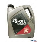 Масло синтетическое S-Oil Dragon SN 10W-40 4л