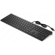 Клавиатура HP 300 RUSS Black USB
