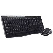 Клавиатура и мышь Logitech Wireless Combo MK270 Black USB