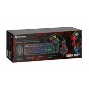 Игровой набор Defender Singularity MKP-118 Black USB