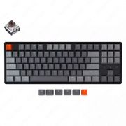 Клавиатура Keychron K8 Aluminum Frame 87 keys, Optical Red, Hot-Swap, RGB, Black