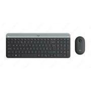 Комплектация: клавиатура и мышь Logitech MK470 GRAPHITE