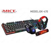 Игровой комплект для ПК 4 в 1 Gaming iMice GK-470