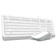 Клавиатура и мышь A4Tech FG1010 White USB