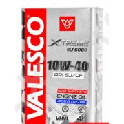 Масло полусинтетическое VALESCO X-TREME GJ5000 SAE API SJ/CF 10W-40 4 л