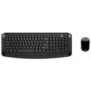 Клавиатура и мышь HP 3ML04AA Wireless Keyboard and Mouse 300 Black USB