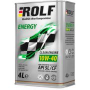 Масло полусинтетическое ROLF Energy SAE API SL/CF 10W-40 4л