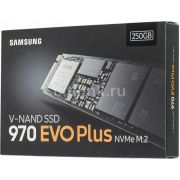 SSD накопитель 250Гб NVMe SAMSUNG 970 EVO Plus
