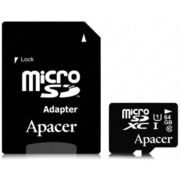 Флешка Micro SD Apacer 64GB | UHS-I (U1)